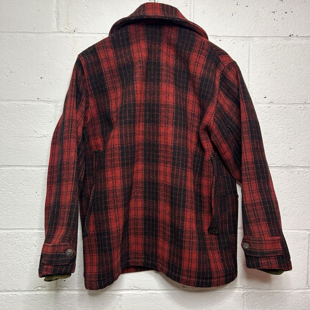 Vintage Woolrich 503 Mens Wool Mackinaw Plaid Jacket 2024 - Picture 2 of 9